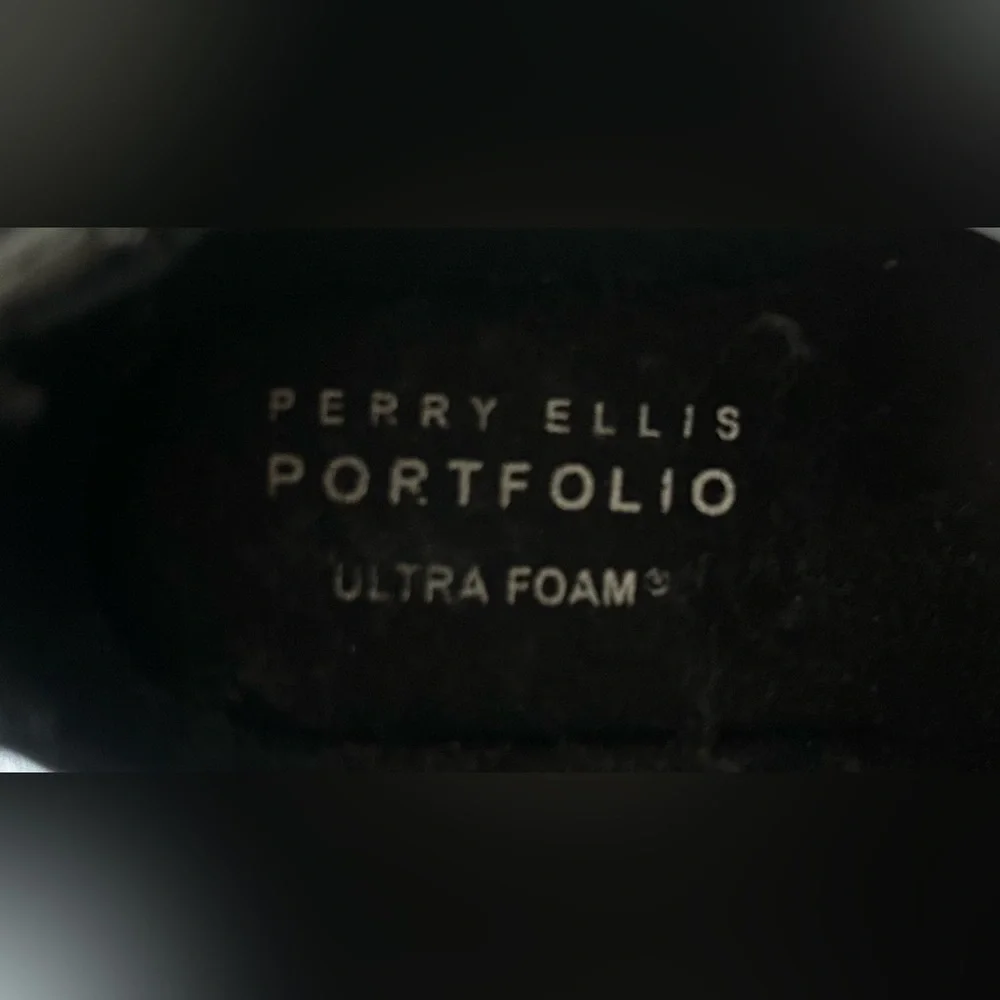 Perry Ellis Classic Black Dress Shoes